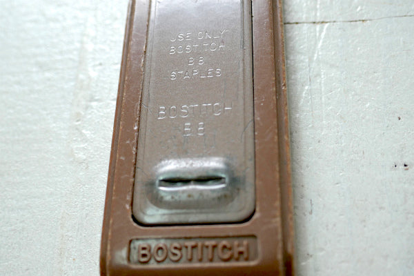 BOSTITCH ベージュ 60s ヴィンテージ ホッチキス ステープラー USA ジャンク品