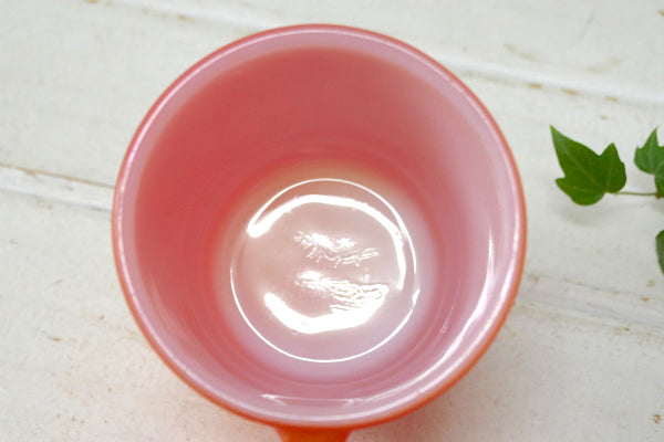 FireKing ファイヤーキング オレンジ スタッキング マグカップ ヴィンテージ 食器 USA