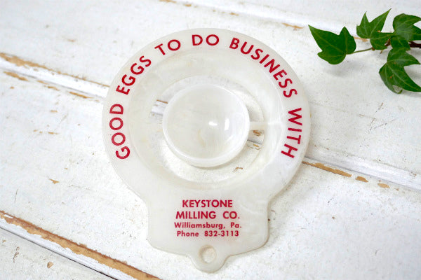 KEYSTONE MILLING アドバタイジング ヴィンテージ エッグセパレーター 卵黄身取り器