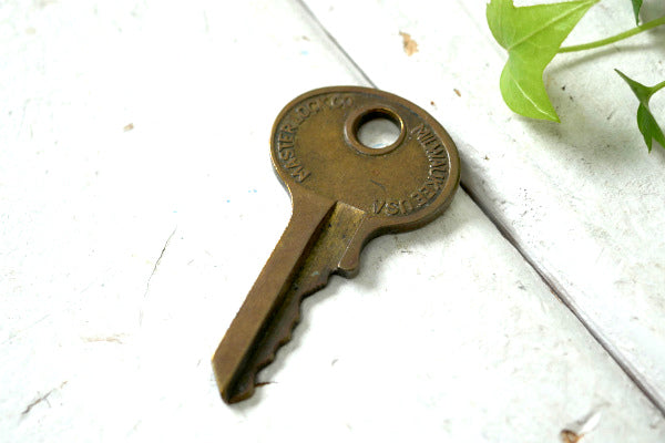 ライオン マスターロック Master USA・ヴィンテージ・キー・鍵・key・真鍮製