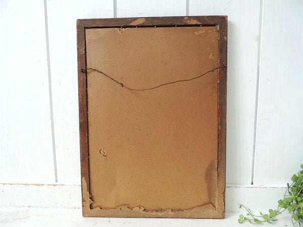 ゲツセマネの祈り1900-1920年 イエスキリスト・木製フレーム・アンティーク・額縁 装飾 聖品