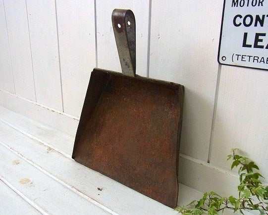 インダストリアル 工業系 USA シャビー ヴィンテージ ダストパン ちりとり