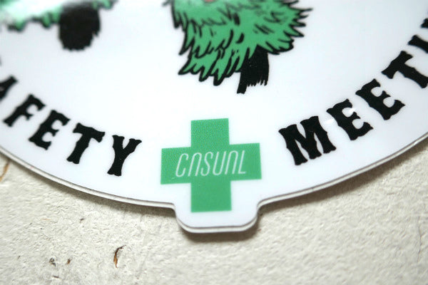 SAFETY MEETING カジュアルインダストリーズ ステッカー キャラクター USA セレクト