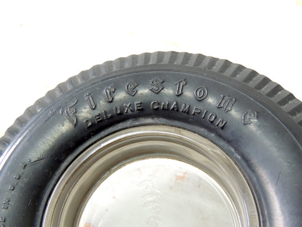 Firestone ファイヤーストーン・チャンピオン・タイヤ型・ヴィンテージ・灰皿・モーター系