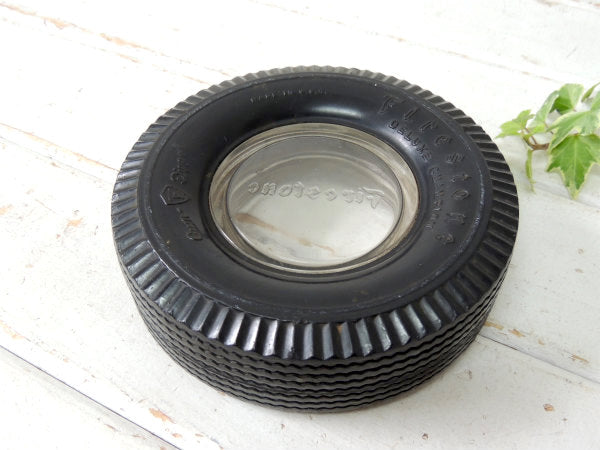 Firestone ファイヤーストーン・チャンピオン・タイヤ型・ヴィンテージ・灰皿・モーター系