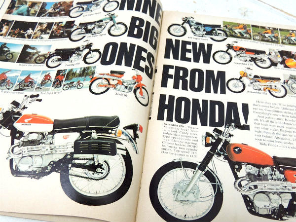 サイクルガイド 1968 Kawasaki 120 ビンテージ・オートバイ 雑誌・USA・バイク