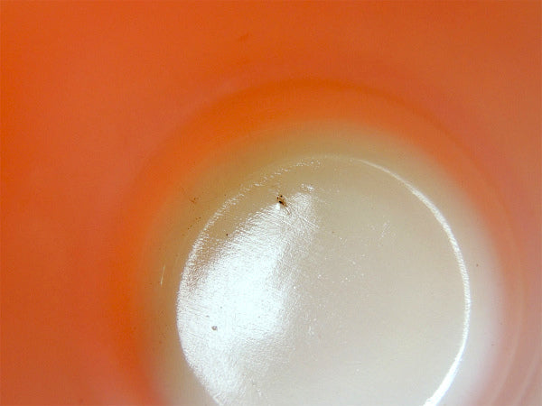 【Fire King】ファイヤーキング・オレンジ色・スタッキング・マグカップ・USA