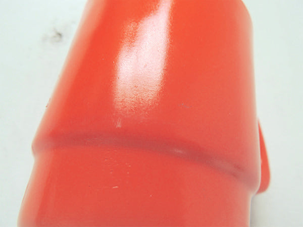 【Fire King】ファイヤーキング・オレンジ色・スタッキング・マグカップ・USA