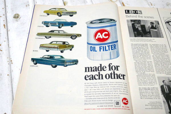 LOOK ルック USA・ヴィンテージ・雑誌・1967/02/07 広告・アドバタイジング・印刷物