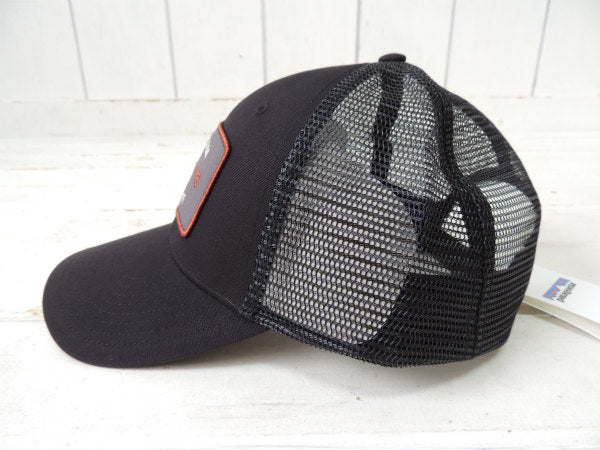 【パタゴニア・SURF CARDIFF】限定・ラジャーザットハット&ステッカー1枚/ブラック