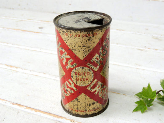 1937s・ラッキーラガー ビール缶・BEER・ドリンク・ヴィンテージ・アドバタイジング・USA