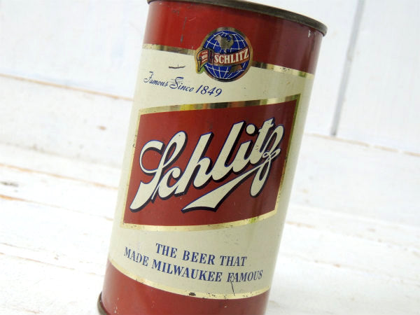1940年代・SCHLITZ・シュリッツ・ビール缶・ドリンク・ヴィンテージ・USA