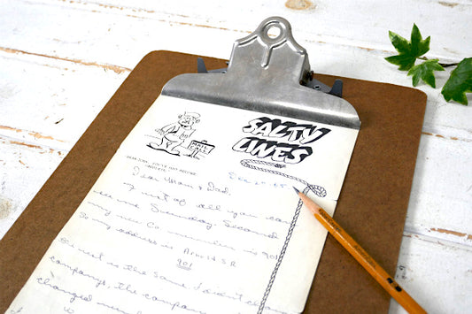 USA ロングサイズヴィンテージ クリップボード バインダー 文房具 オフィス雑貨