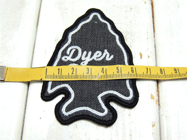 【DyerBrand・筆記体・木・ツリー】刺繍ワッペン・カリフォルニア/USA/サーフィン