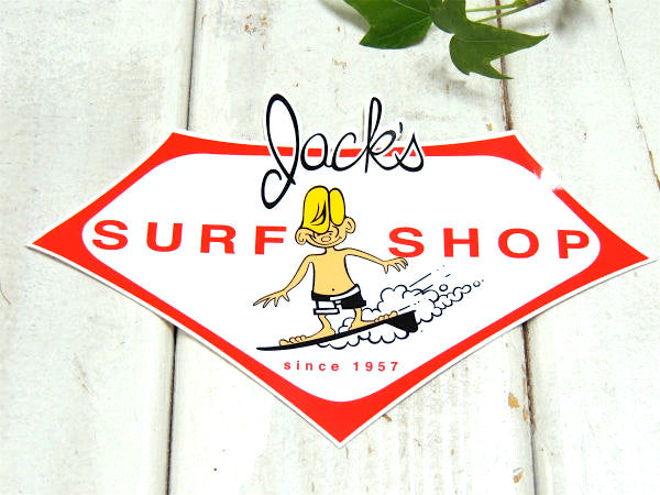 【jack's・ジャックス・1957】サーフショップ・カリフォルニア限定・ステッカー