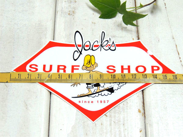 【jack's・ジャックス・1957】サーフショップ・カリフォルニア限定・ステッカー