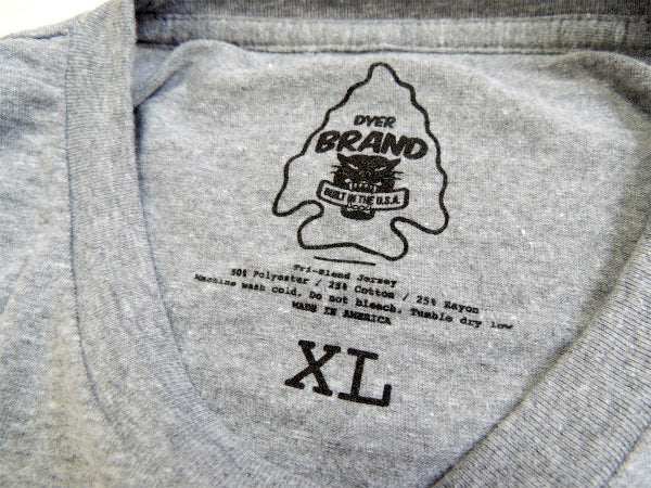 【DYER BRAND】ダイアーブランド“イーグル&ボンバー”Tシャツ&ステッカー/XL/グ