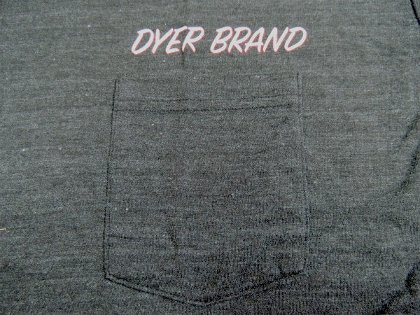 【DYER BRAND】ダイアーブランド・150 CLUB・ポケットTシャツ&ステッカー/XL/黒