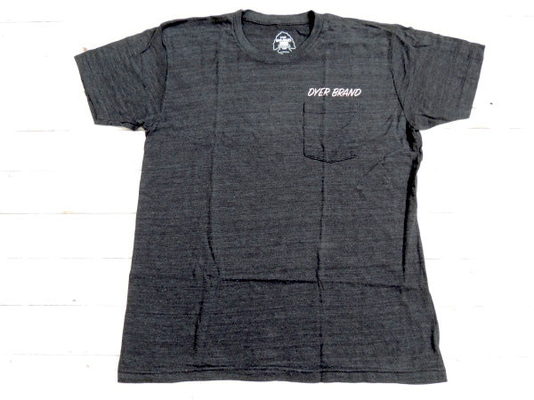 【DYER BRAND】ダイアーブランド・150 CLUB・ポケットTシャツ&ステッカー/XL/黒