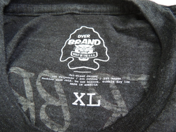 【DYER BRAND】ダイアーブランド・150 CLUB・ポケットTシャツ&ステッカー/XL/黒