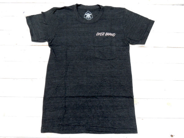 【DYER BRAND】ダイアーブランド・150 CLUB・ポケットTシャツ&ステッカー/S/黒