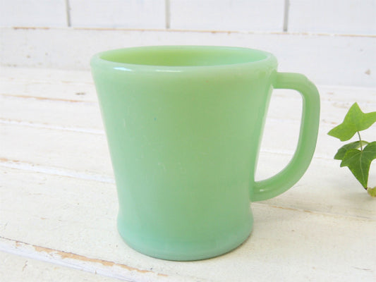 【Fire King】ファイヤーキング・ジェダイ・50's・Dハンドル・シェービングマグカップ/食器