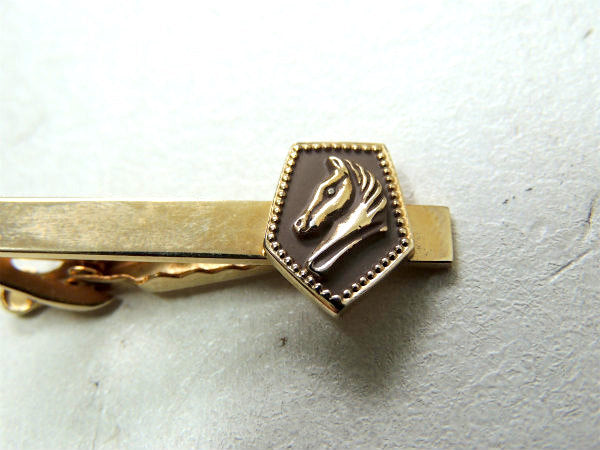 【Shields社製/USA/馬モチーフ】アンティーク&ヴィンテージ・タイピン・クリップ
