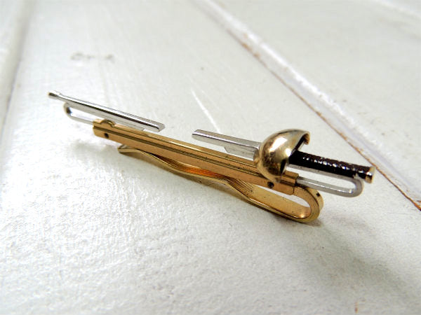 HICKOK フェンシング&剣モチーフ スライド式・アンティーク&ヴィンテージ・タイピン