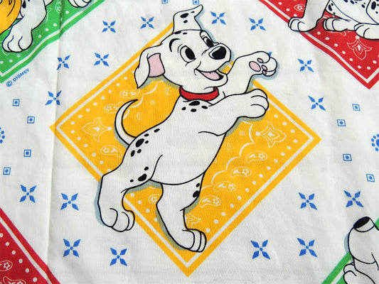 【101匹わんちゃん】ディズニー・バンダナ柄・ヴィンテージ・カーテン/生地