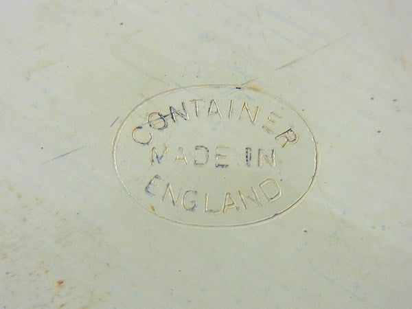 イギリス製・蓋付き・アンティーク・ティン缶/ブリキ缶　USA