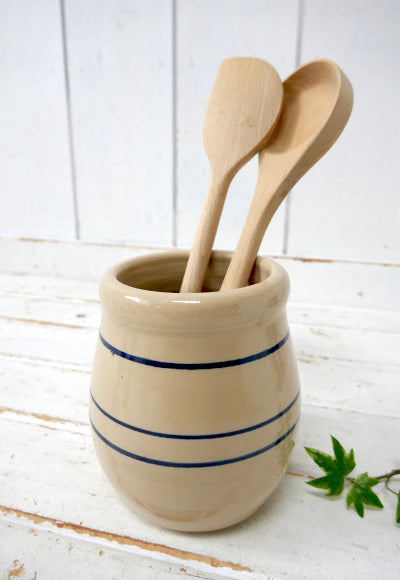 Paul Storie ブルーリング ストーンウェア ビンテージ フラワーベース 花瓶 US