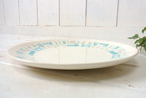 ミッドセンチュリー ブルーヘブン柄 ROYAL CHINA 60's ヴィンテージ ディナープレート プレート 皿 食器 USA