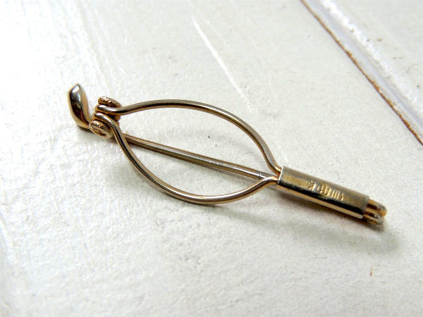 SWANK社製・ゴルフ クラブ・モチーフ アンティーク&ヴィンテージ・タイピン シルバーゴールドトーン