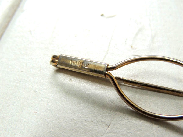 SWANK社製・ゴルフ クラブ・モチーフ アンティーク&ヴィンテージ・タイピン シルバーゴールドトーン