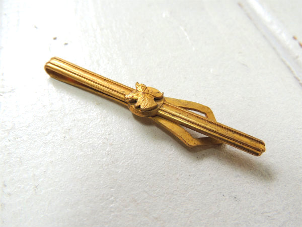 【トナカイ・角】鹿モチーフ・アンティーク・タイピン・ゴールド色・アクセサリー