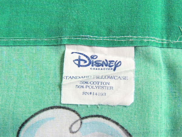 【ミッキー&ミニー】自転車・サイクリング柄・ヴィンテージ・ピロケース/枕カバーUSA