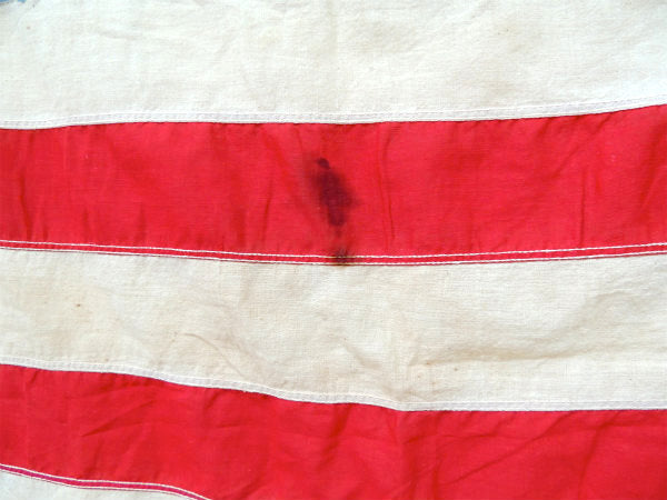 【1912y〜1959y・48スター】希少価値・大きなアンティーク・星条旗/アメリカンフラッグ