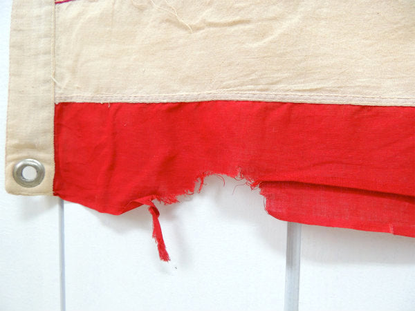 【1912y〜1959y・48スター】希少価値・大きなアンティーク・星条旗/アメリカンフラッグ