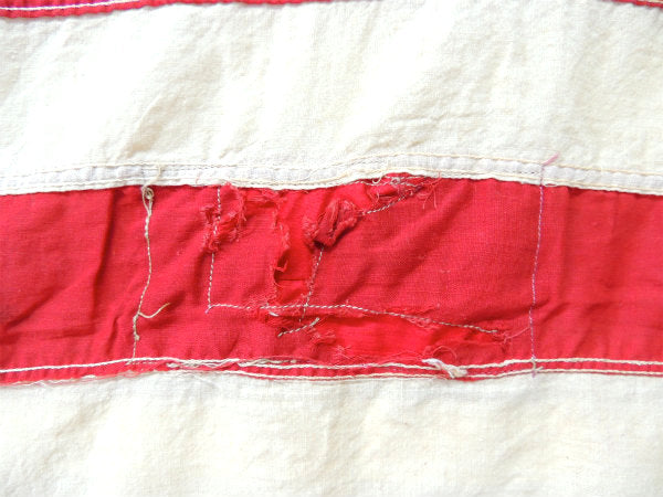 【1912y〜1959y・48スター】希少価値・大きなアンティーク・星条旗/アメリカンフラッグ