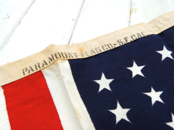 48スター・PARAMOUT 希少価値・ヴィンテージ・星条旗・アメリカンフラッグ・USA国旗