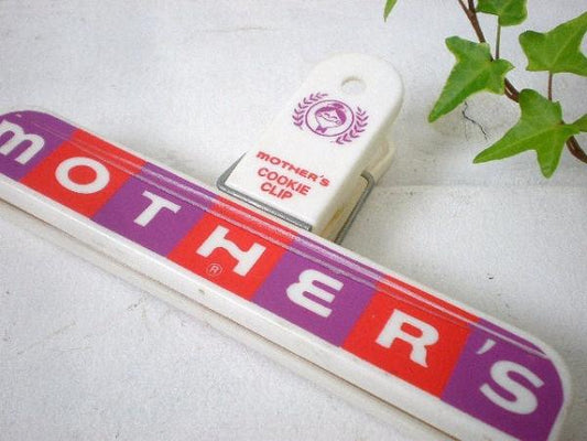 【マザーズクッキー】ノベルティ・ヴィンテージ・クリップ・USA・アドバタイジング