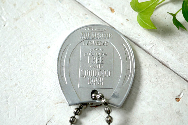 ラスベガス カジノ ビニオンズギャンブリングホール&ホテル 蹄鉄 ヴィンテージ・キーホルダー　鍵付き