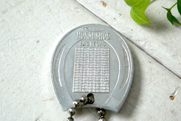 ラスベガス カジノ ビニオンズギャンブリングホール&ホテル 蹄鉄 ヴィンテージ・キーホルダー　鍵付き
