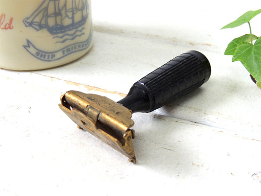 GEM NY ニューヨーク ブルックリン 1912's アンティーク 髭剃り シェービング BARBER USA 理髪店