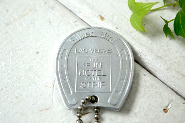 馬の蹄鉄 ラスベガス　シルバー バードホテル&カジノ 鍵2本 アドバタイジング・キーホルダー US