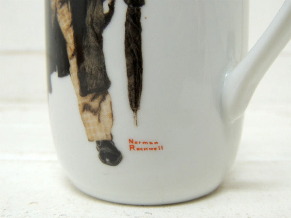 【ノーマンロックウェル】The Gift・デッドストック・未使用・ヴィンテージ・陶器製マグカップ