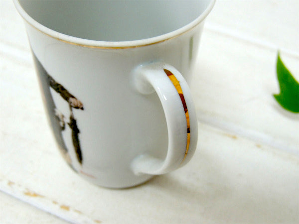 【ノーマンロックウェル】The Gift・デッドストック・未使用・ヴィンテージ・陶器製マグカップ