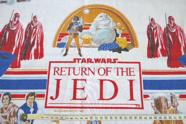 スターウォーズ ジェダイの帰還 1983年 ヴィンテージ ユーズドシーツ(フラットタイプ) USA