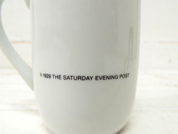 【ノーマンロックウェル】お医者さんと人形・デッドストック・未使用・ヴィンテージ・陶器製マグカップ