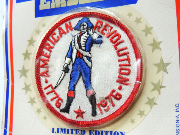 【アメリカ・200周年記念】デッドストック・1776★1976・ビンテージ・ワッペン・刺繍・USA